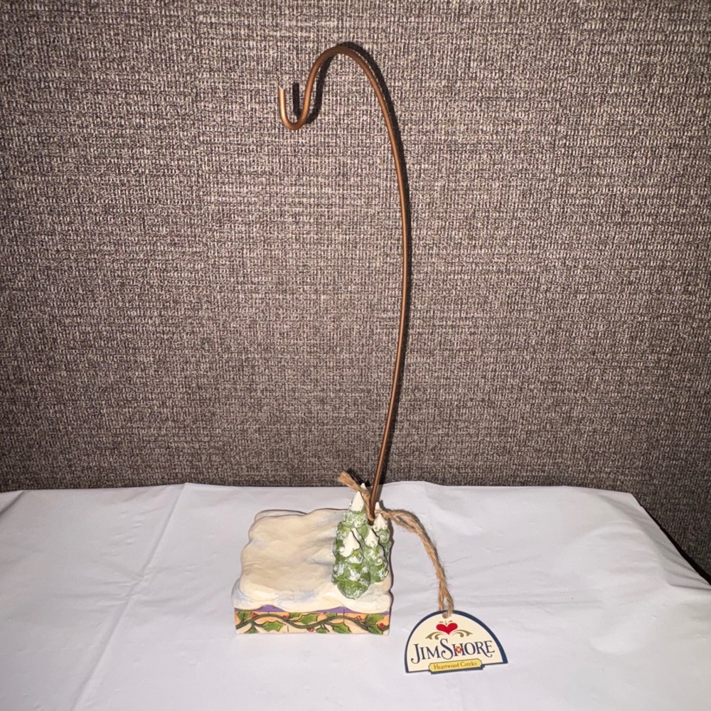 Jim Shore Heartwood Creek Ornament Display Stand Winter Trees 4010893 Enesco